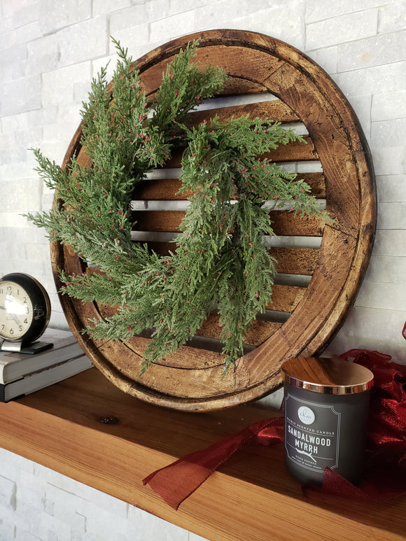 Frosted Berry Holiday Wreath