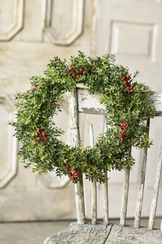 Boxwood Berry Wreath