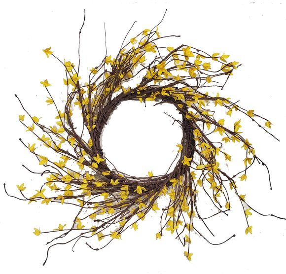 Forsythia Wreath