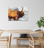 Cow Print - Copper Shorthorn Bull