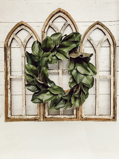 Wall Decor Cathedral Arch Window Decor, Wooden Cutout Craft -  buildacrosswholesale.com